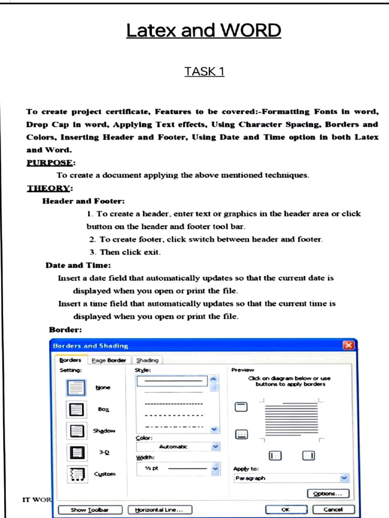 Latex Word Itws (1) | PDF
