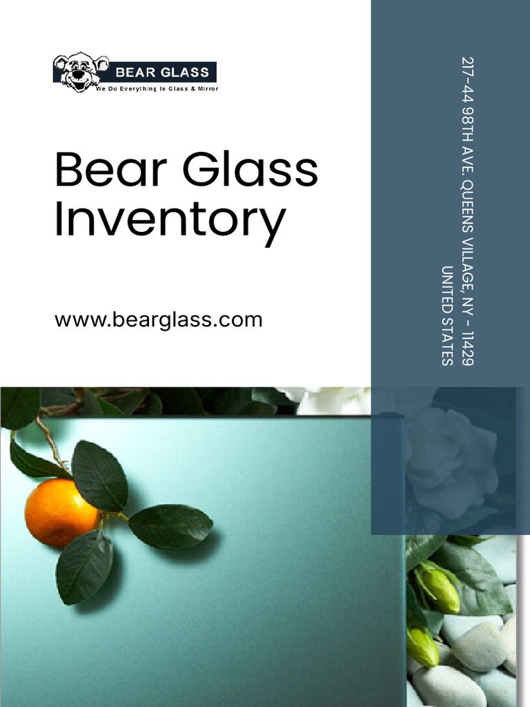 Bear Glass- Glass Inventory | PDF | Mirror | Glasses