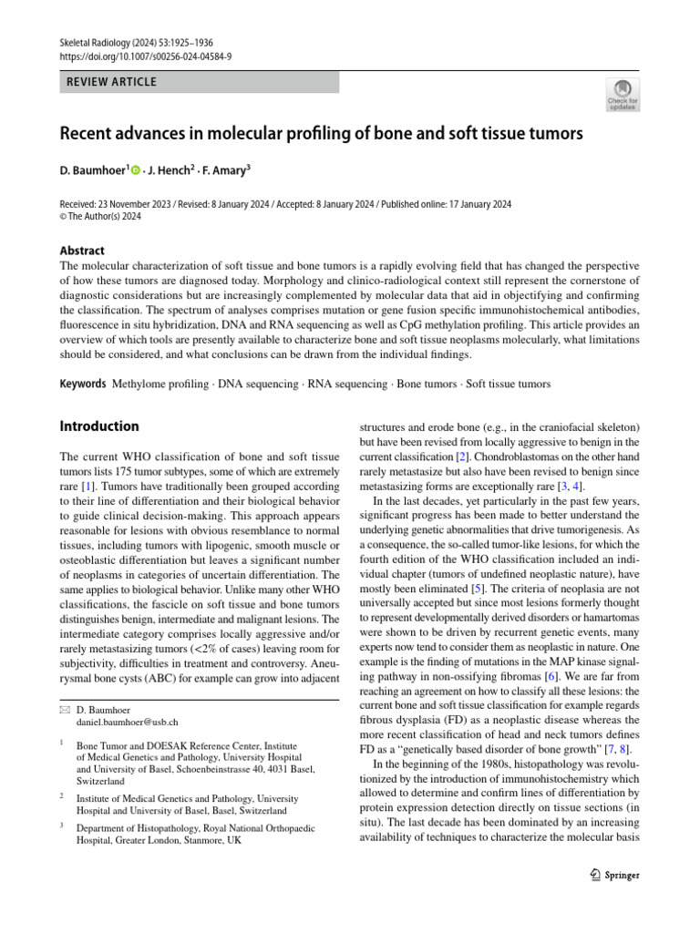 Clear cell head and neck tumours | PDF | Dna Methylation | Neoplasms