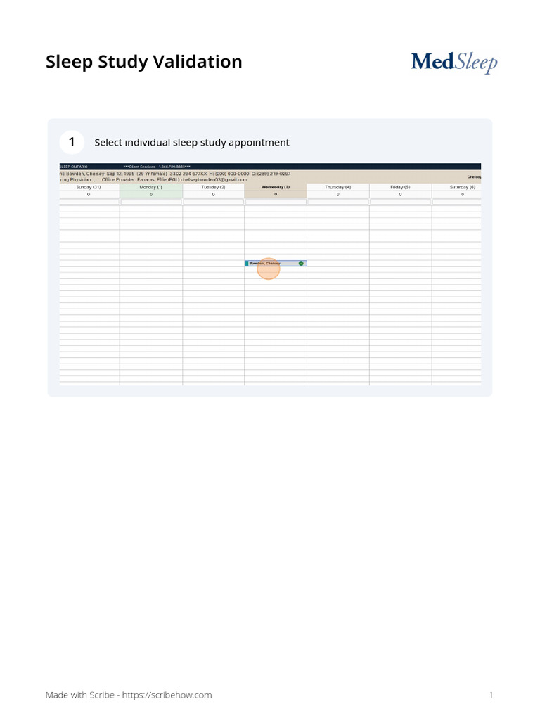 Sleep Study Validation | PDF