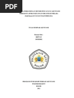 Analisa Perbandingan Metode Pencatatan Akuntansi Terhadap 