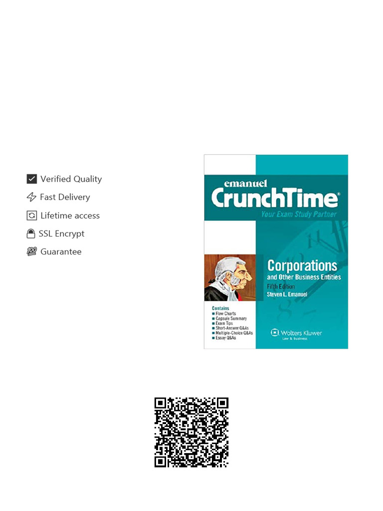 Emanuel CrunchTime for Corporations and Other Business Entities Emanuel ...