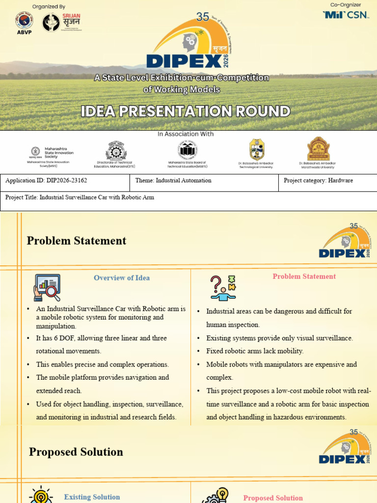 DIPEX Idea Presentation DIP2026-23162 | PDF