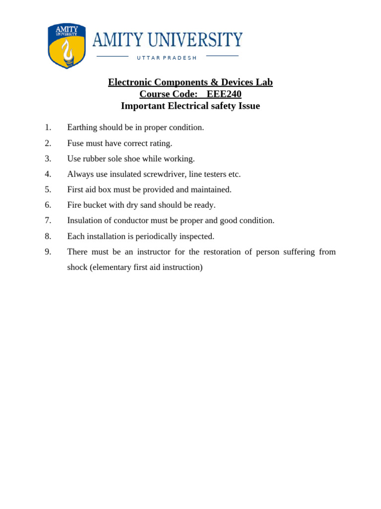 lab manual ECD | PDF