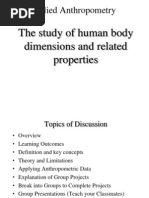 Anthropometry Slides