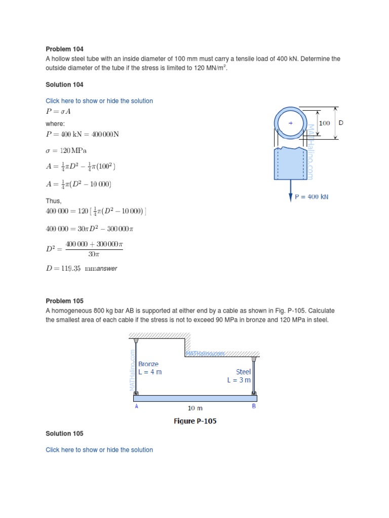 Strength of Material PDF Deformation (Engineering) Strength Of