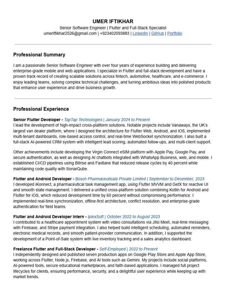 Mobile App Engineer Umer | PDF | Mobile App | Android (Operating System)