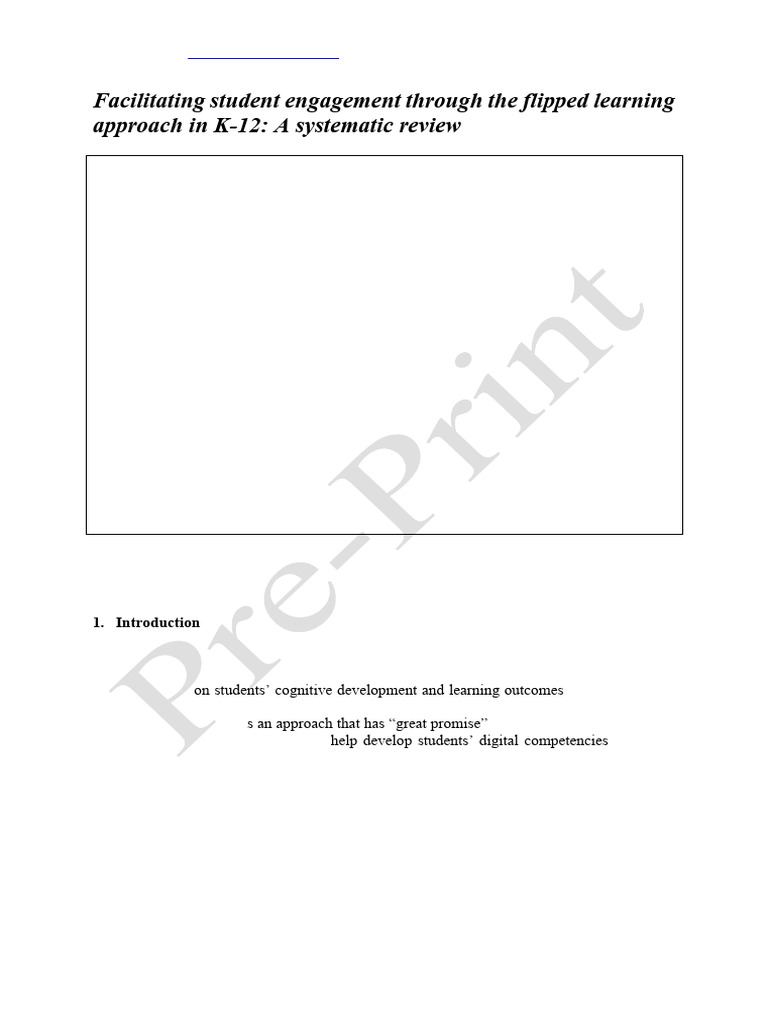 FLSystematicReviewArticle Pre Print | PDF | Survey Methodology | Self ...