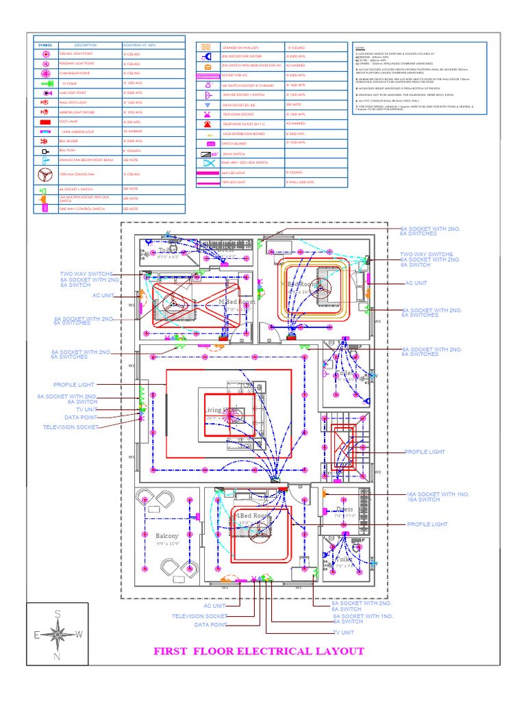 First Floor Electrical Layout - 5-3-26-Model | PDF