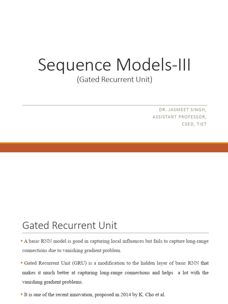 Sequence Models-III | PDF