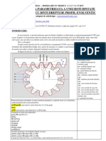 Modelarea Parametrizata A Unei Roti Dintate in Catia