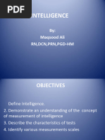 Intelligence and Testing | PDF | Intelligence Quotient | Psychology