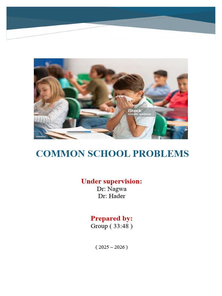 Common school problems (Final) | PDF