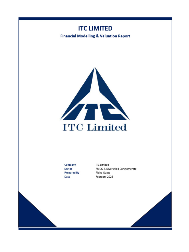 ITC Financial Model Valuation 1773051378 | PDF | Valuation (Finance ...