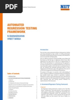 Automated Regression Testing Framework: N Gnanasekaran Vineet Banga