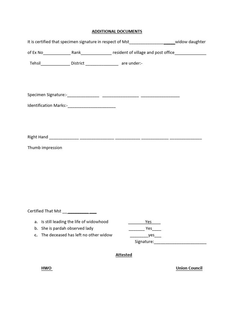 Additional Documents | PDF