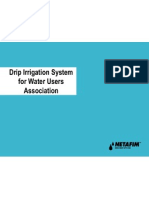 Drip Irrigation System for Water Users Association