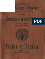 Samuka A Moziban / Tinike És Tónika (Egyfelvonásosok)