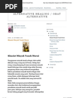 Download Alternative Healing  Obat Alternative Khasiat Minyak Tanah Murni by fakhrul febriandi SN102139208 doc pdf