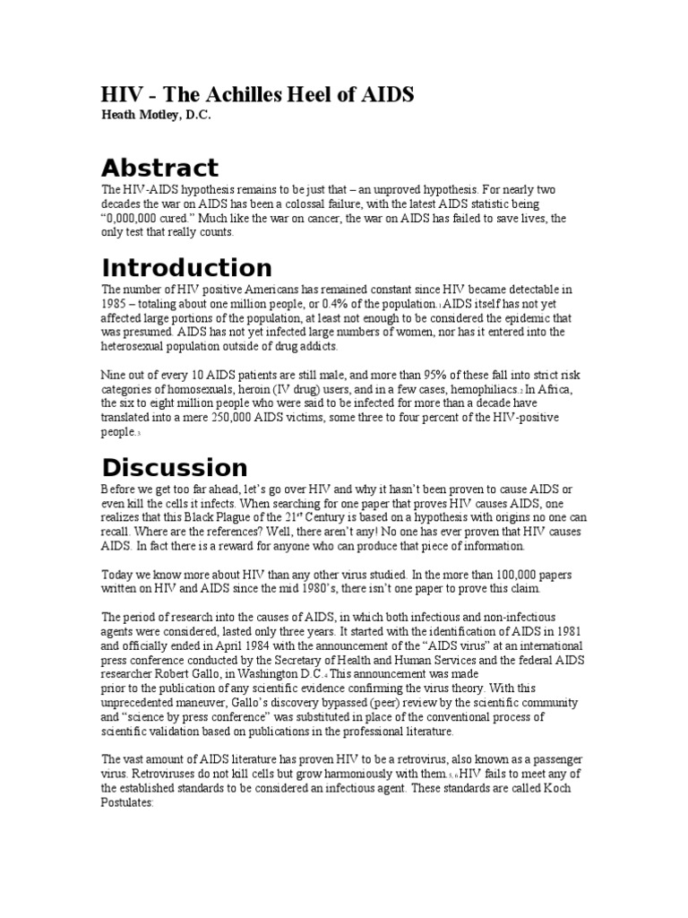 aids essays