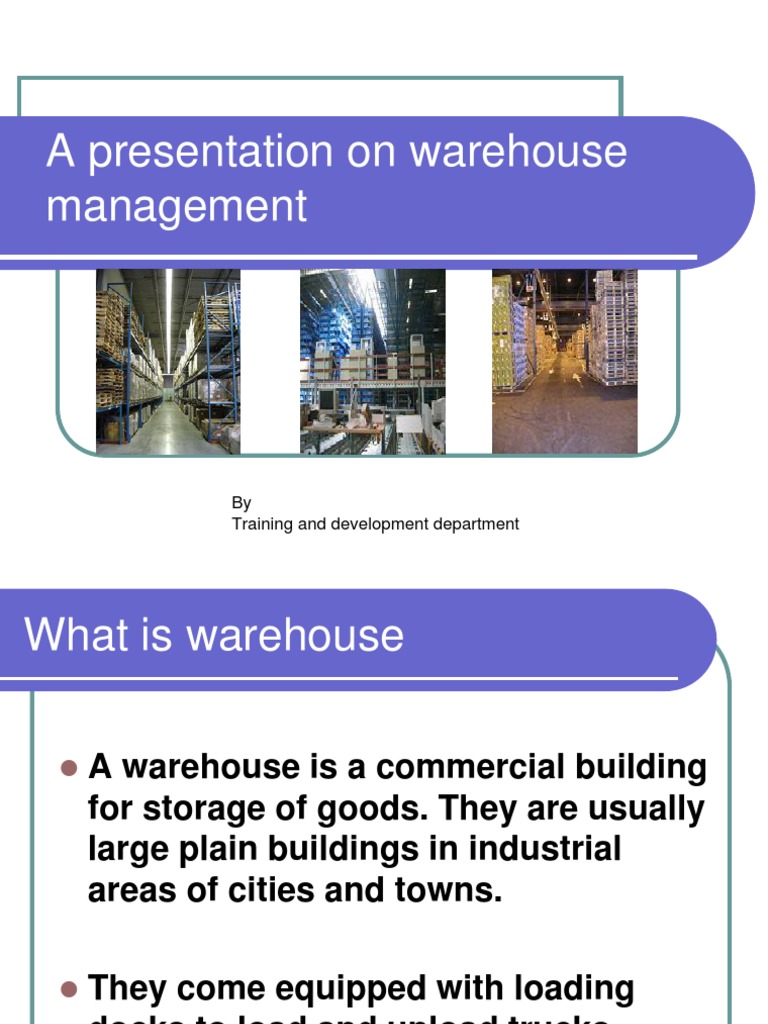 Warehouse Management Training Guide | PDF | Warehouse | Invoice