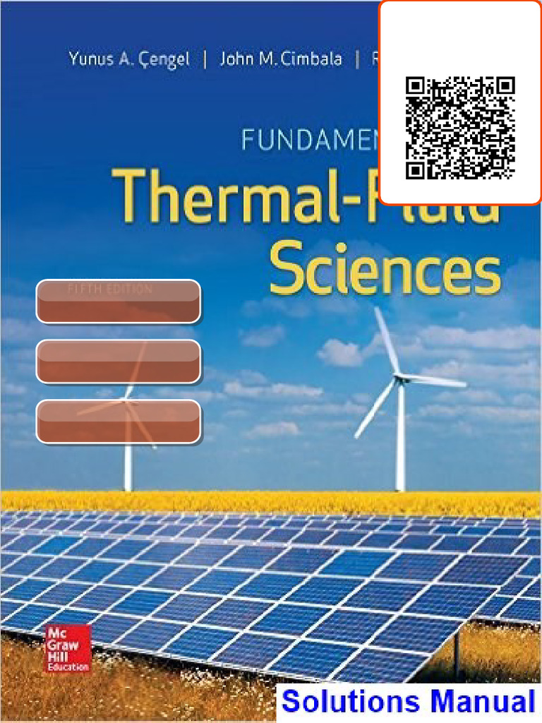 Fundamentals of Thermal Fluid Sciences 5th Edition Cengel Solutions ...
