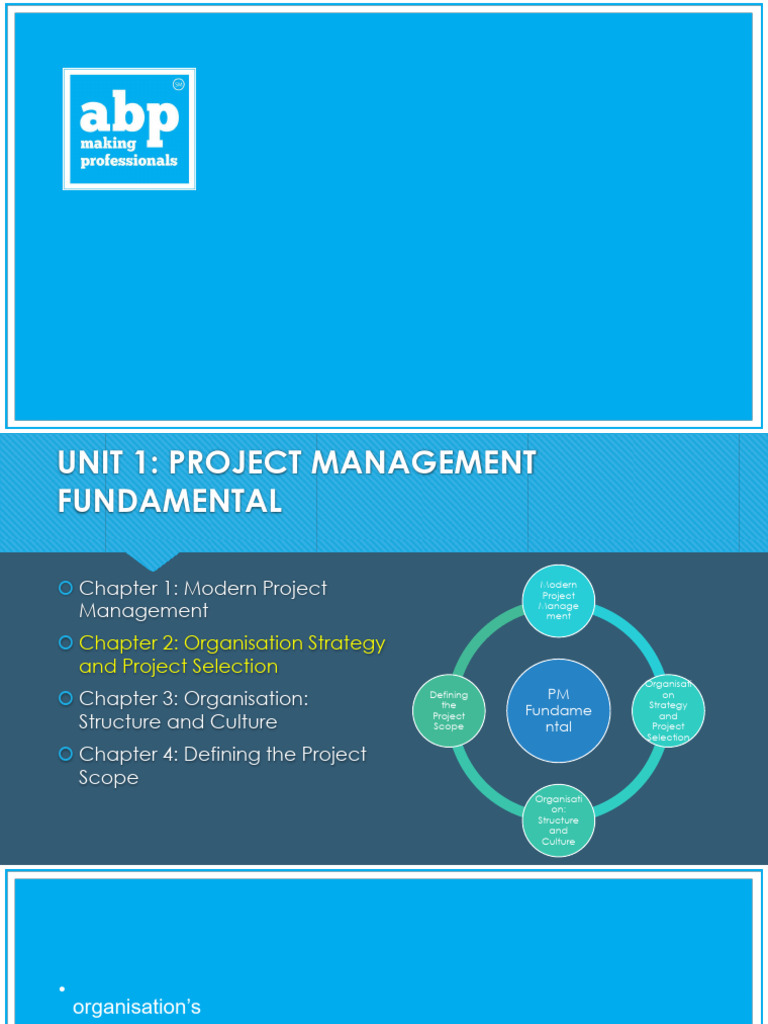 PGDPM_U1-C2 | PDF | Strategic Management | Project Management