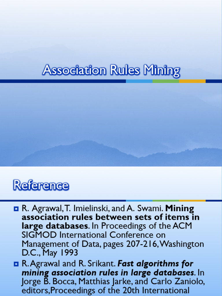 Association Rules Mining | PDF | Algorithms And Data Structures ...