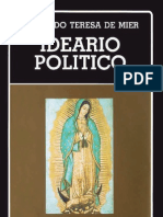 Teresa de Mier, Fray Servando. Ideario político
