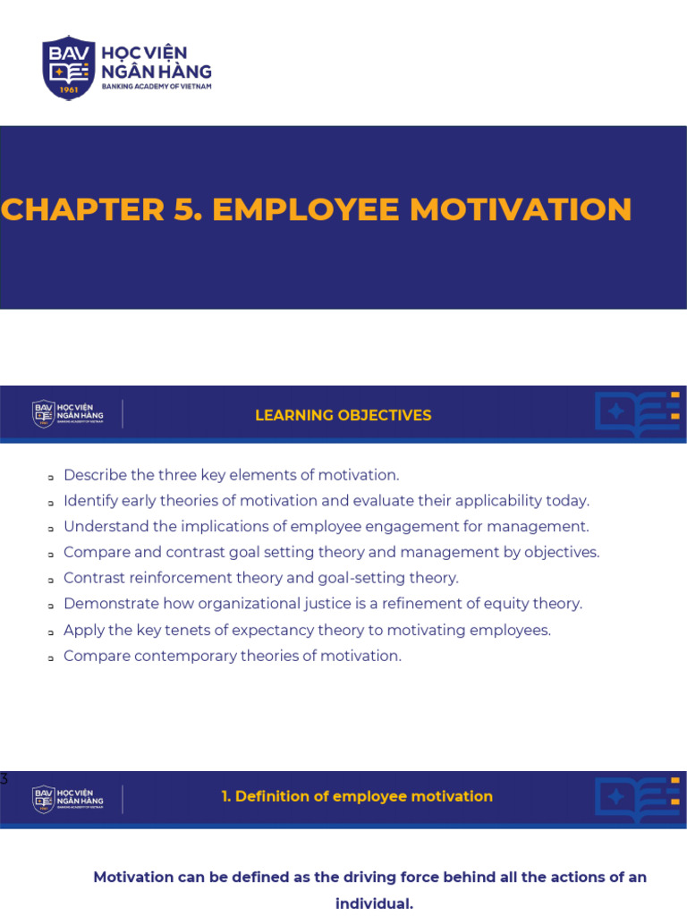 Bav - Ob - Chapter 5 | PDF | Motivational | Motivation