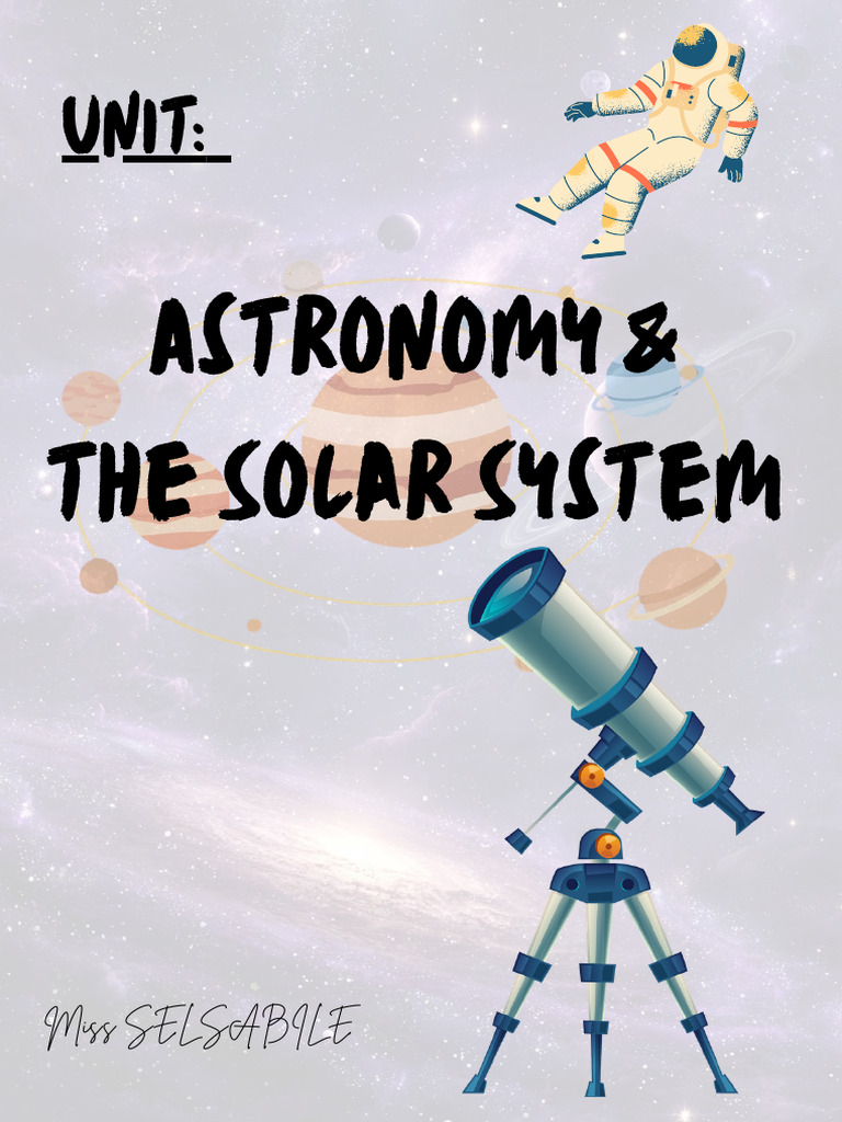 Astronomy & the Solar System | PDF | Moon | Earth