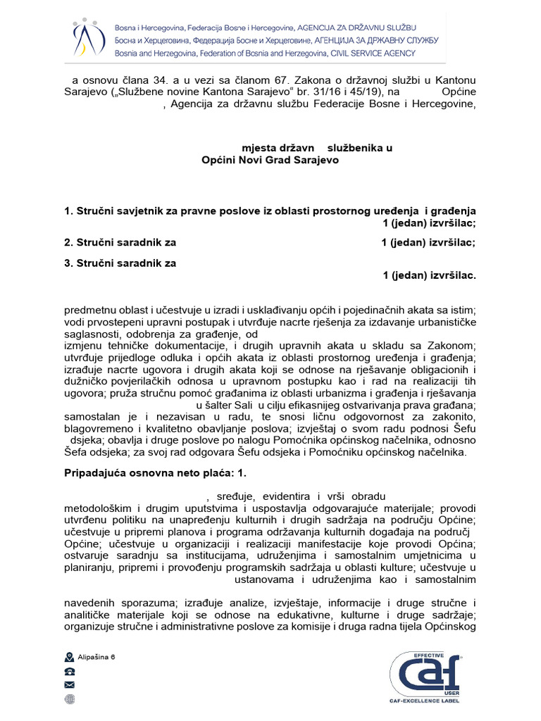 Opis Poslova | PDF
