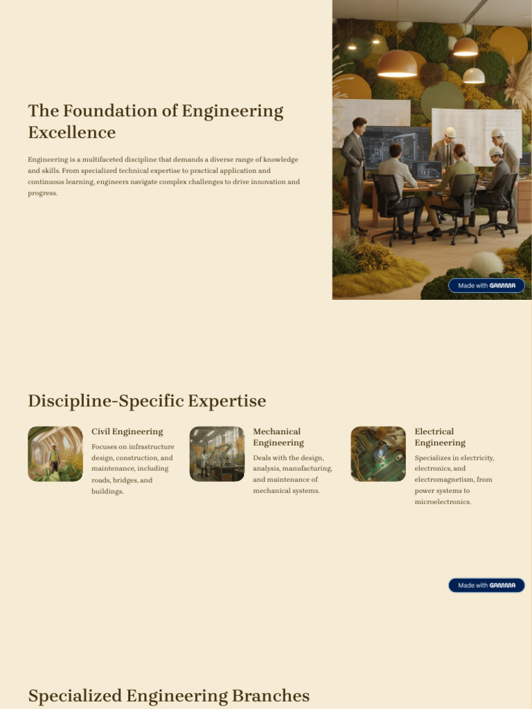 The Foundation of Engineering Excellence | PDF | Engineering | Knowledge