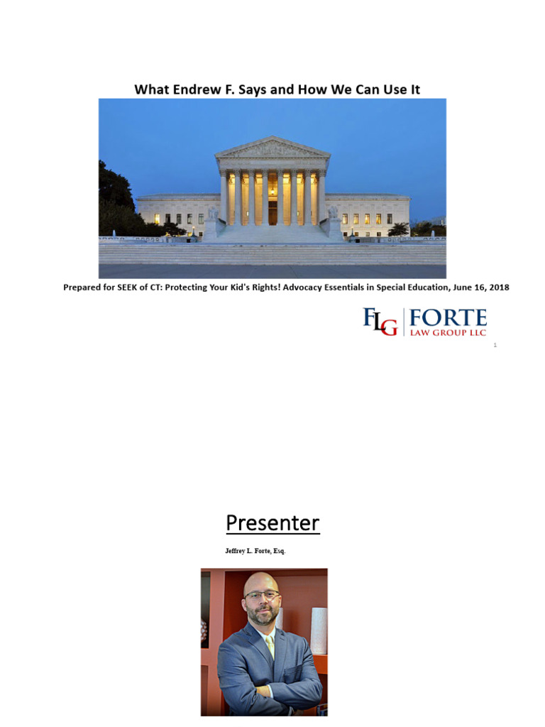 1. Forte Endrew F Presentation Copy | PDF