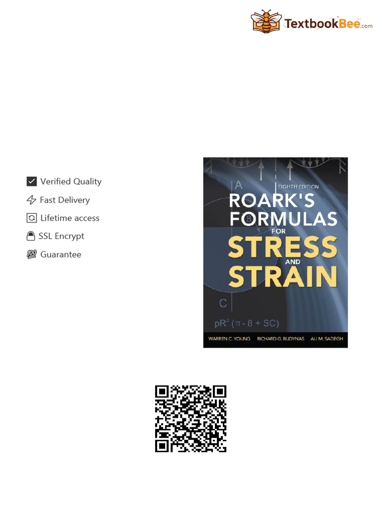 Roark S Formulas For Stress and Strain 8th Ed 8th Edition Warren C