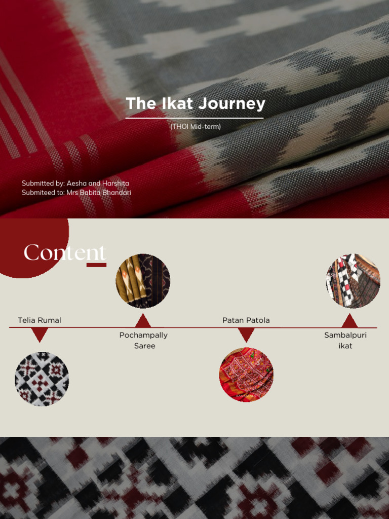 Telia Rumal a Look at Textiles From Telangana | PDF | Weaving | Textile ...