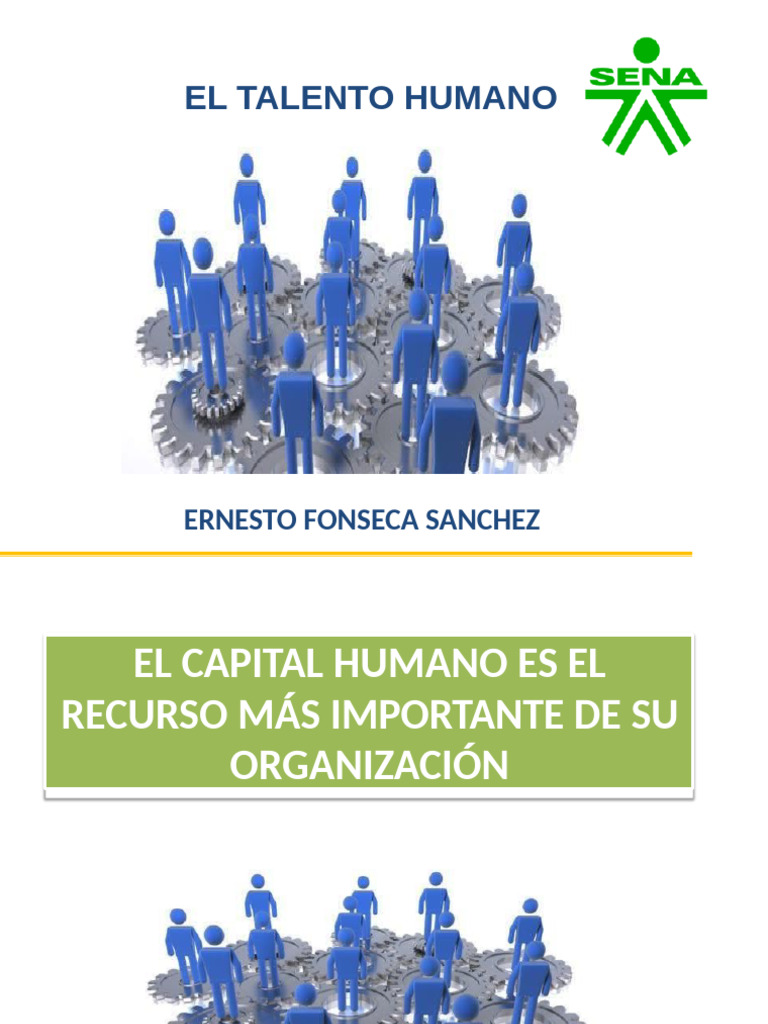 El Talento Humano RRHH | PDF | Gestión de recursos humanos | Business