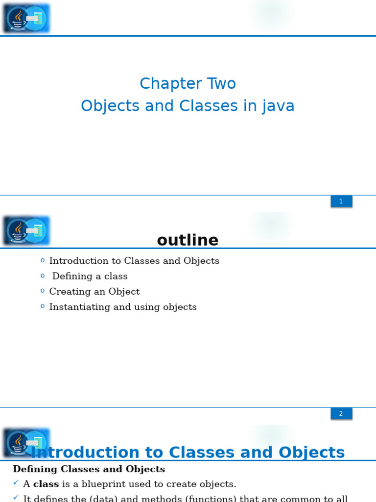 Chapter - 2 Class and Objects Updated | PDF | Method (Computer ...