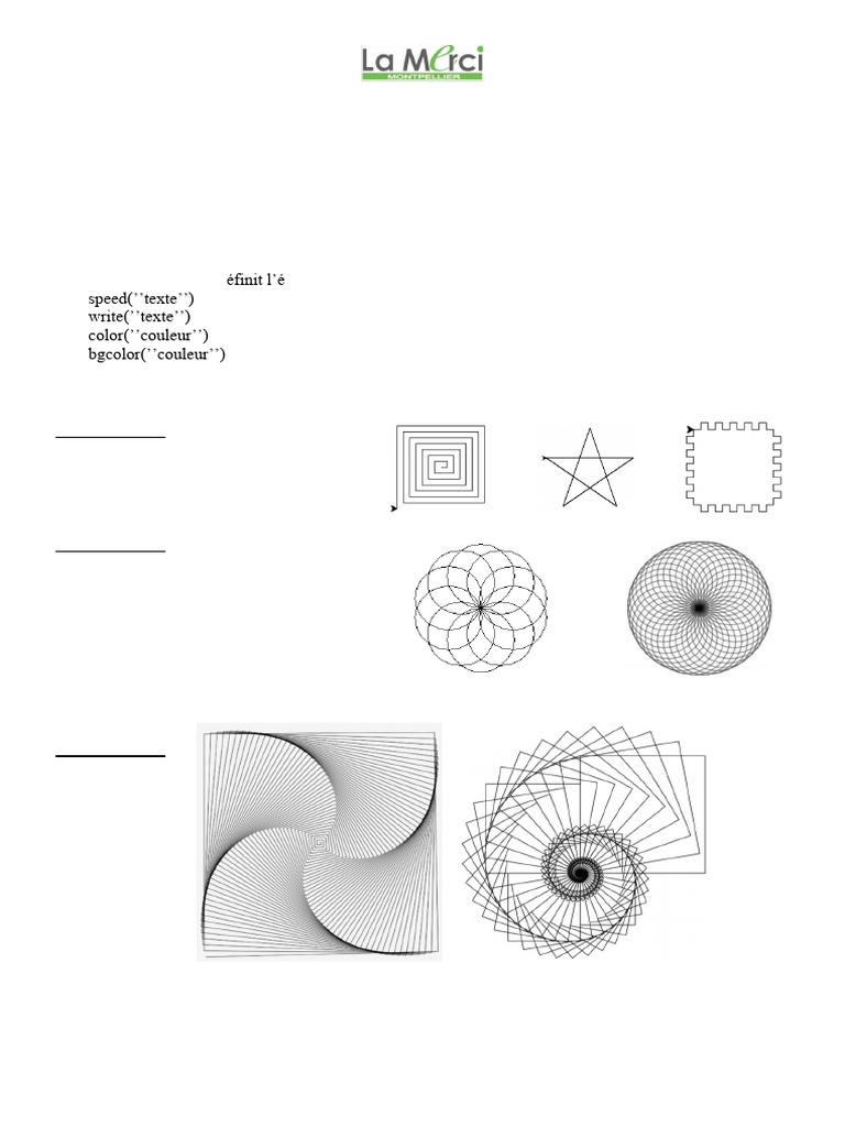 Exercices 2 Sur Python Turtle - CORRIGE | PDF