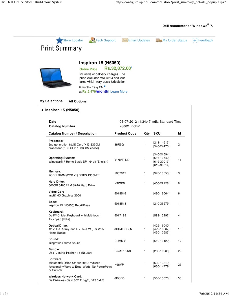The Dell Online Store_ Build Your System Intel Dell