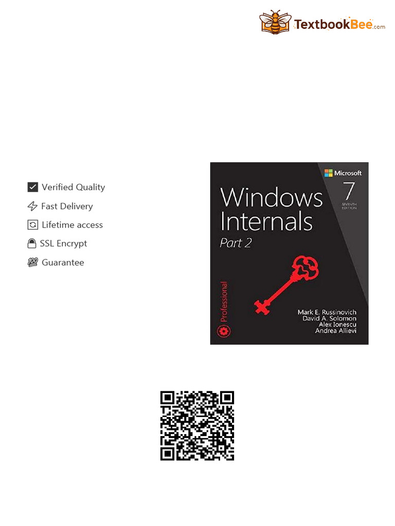 Access the Windows Internals Part 2 Developer Reference 7th Edition ...