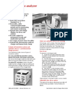 Charged Plate Analyzer Model 268A: Make Sure Antistatic Devices Are Working