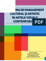  Training de Management Cultural in Arta Brochure