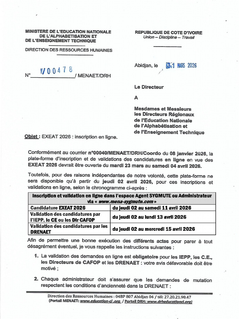 EXEAT_2026 | PDF