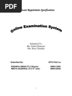 Software Requirement Specifications: Submitted To: Mrs. Kakoli Banerjee Mrs. Rosy Chauhan