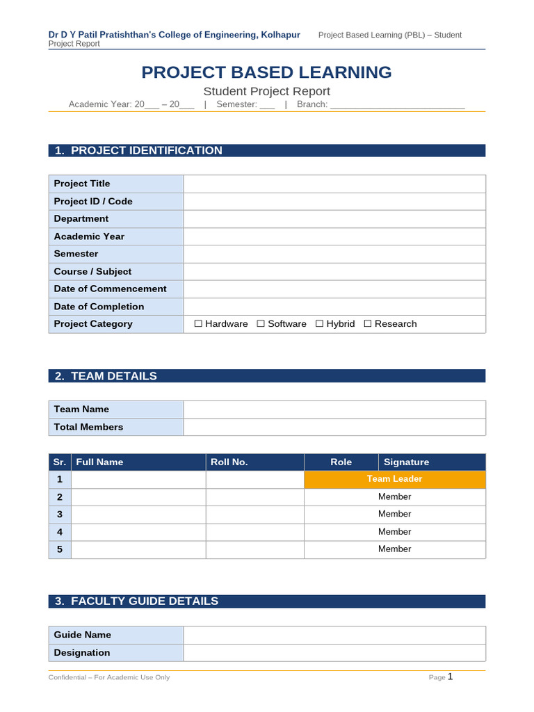 PBL_Project_Report_Format | PDF