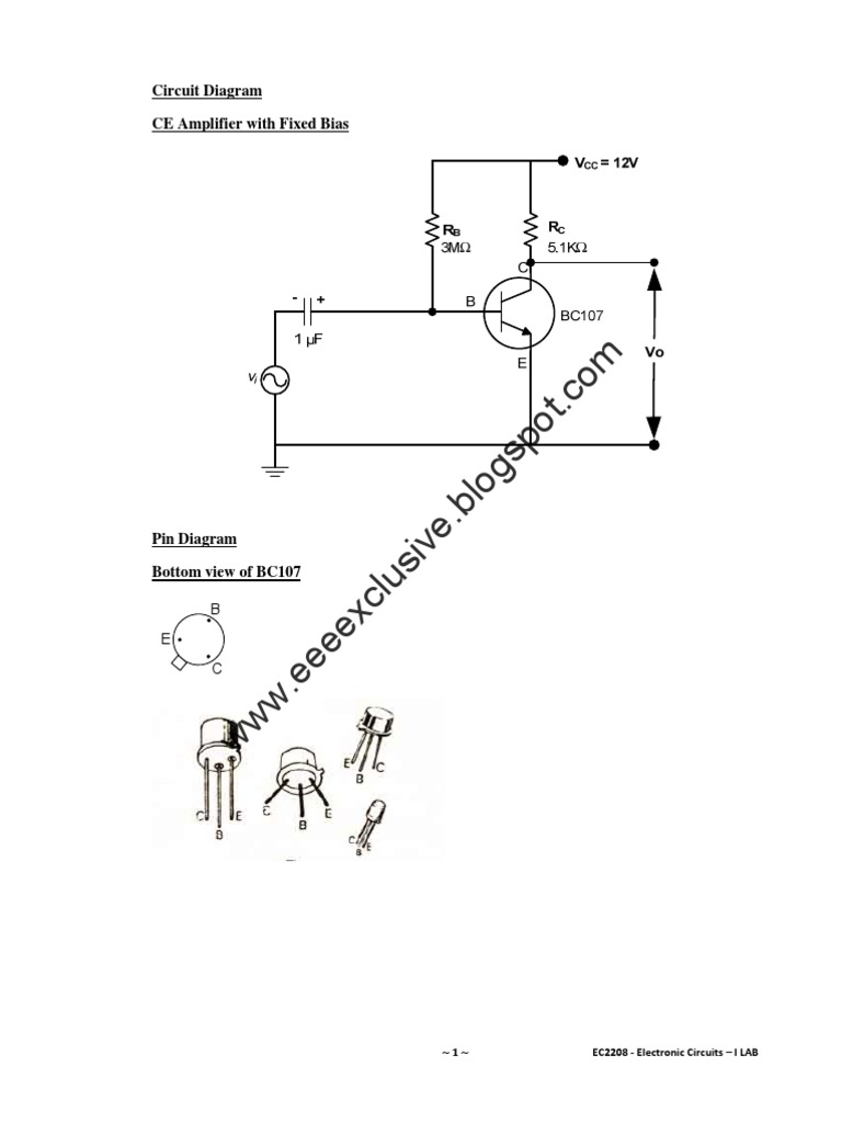 27161549 Electronic Circuits I Lab Manual | Amplifier | Rectifier