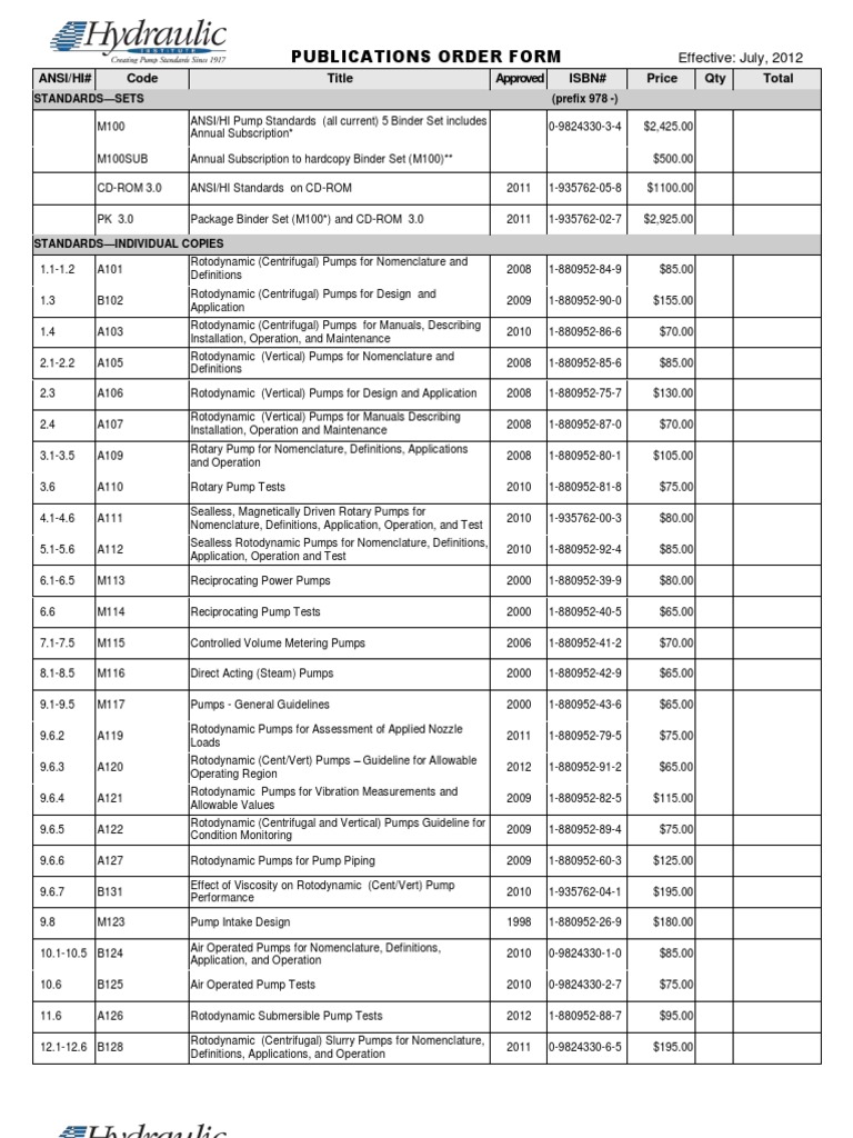 Ansihi Pump Standards Pump Machines