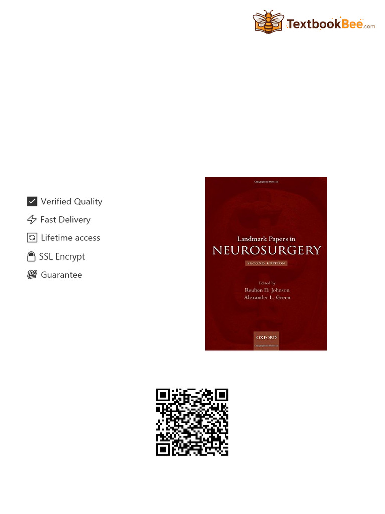 The ultimate Landmark papers in neurosurgery 2nd Edition by Reuben ...