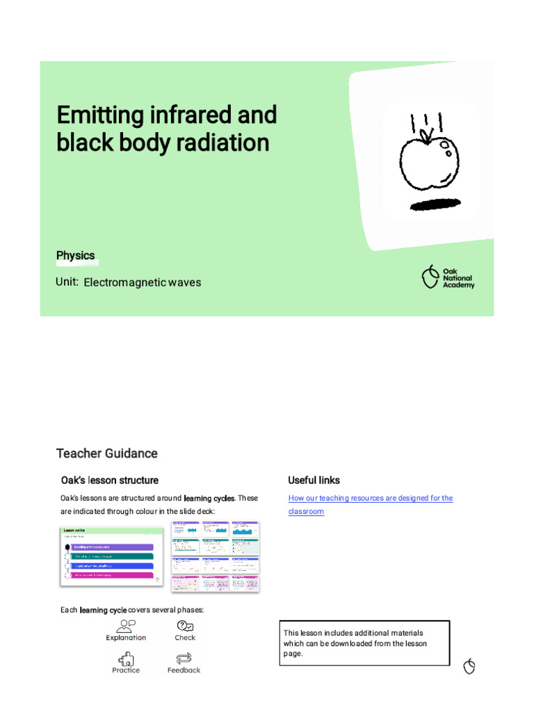 emitting infrared and black body radiation ppt | PDF